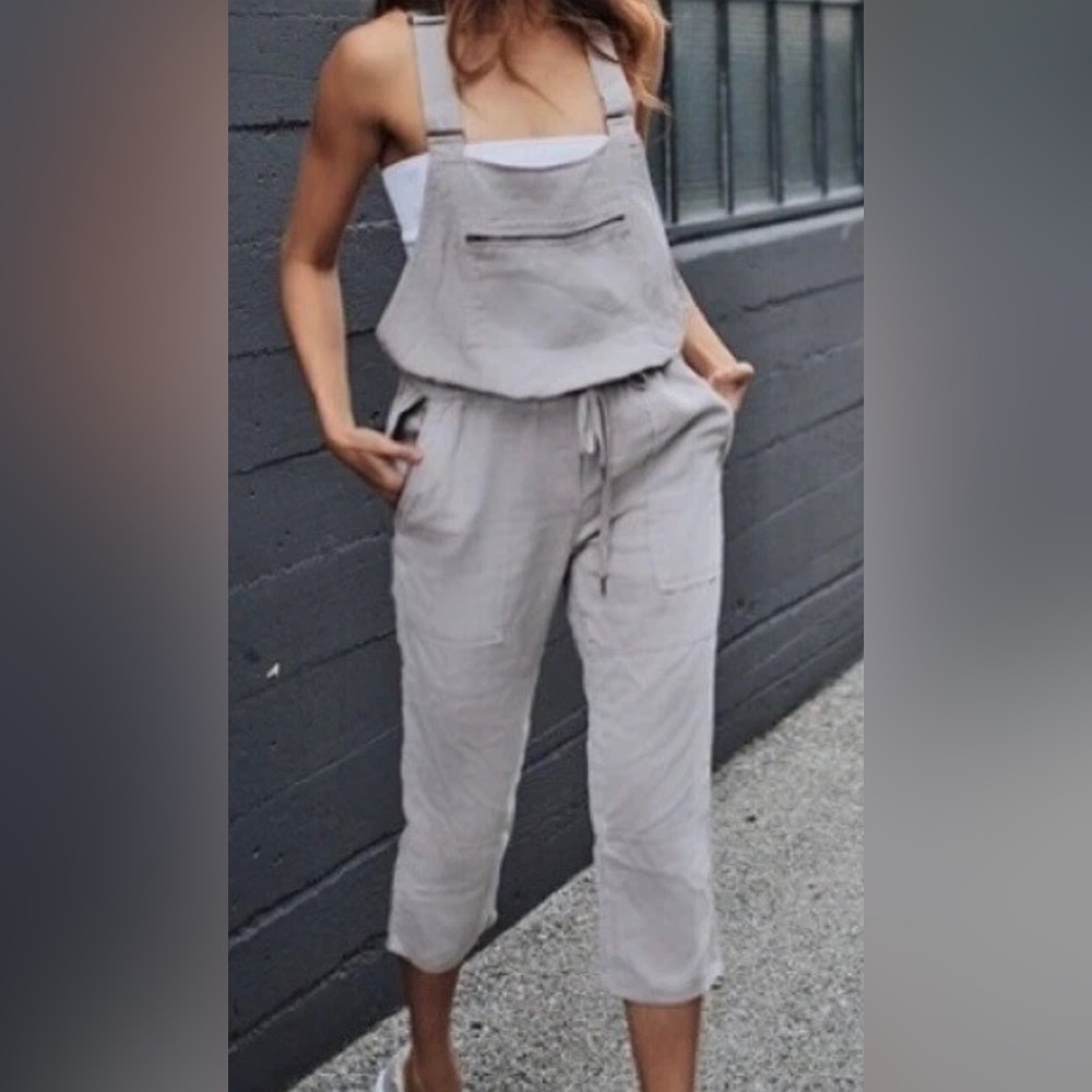 Cropped Twill overalls Aritzia Sz XS